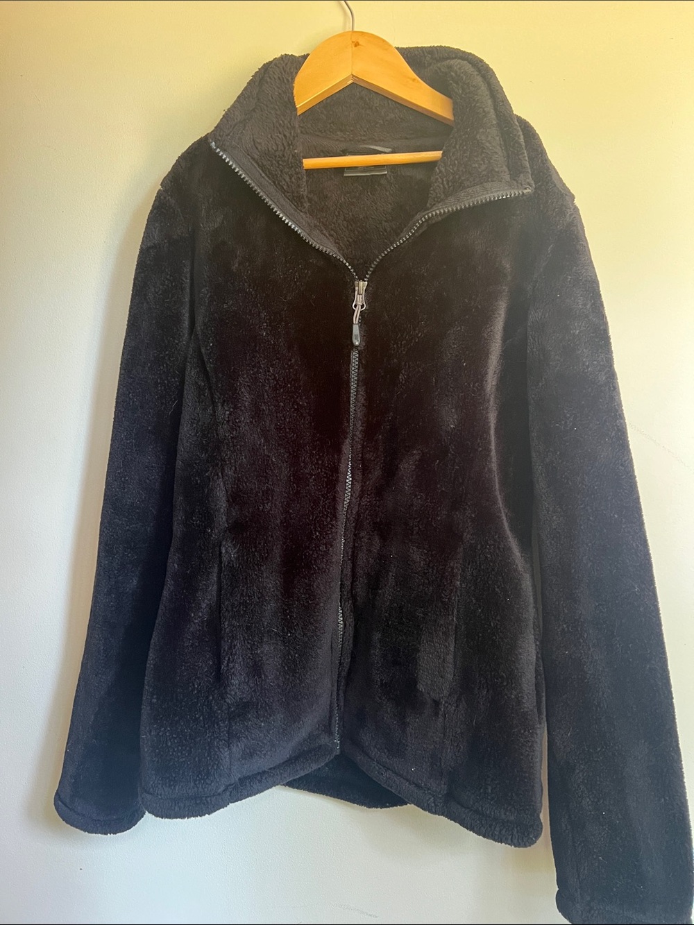 Plush Full-Zip 32 Degrees Heat Women's Jacket in Black. Sz SM